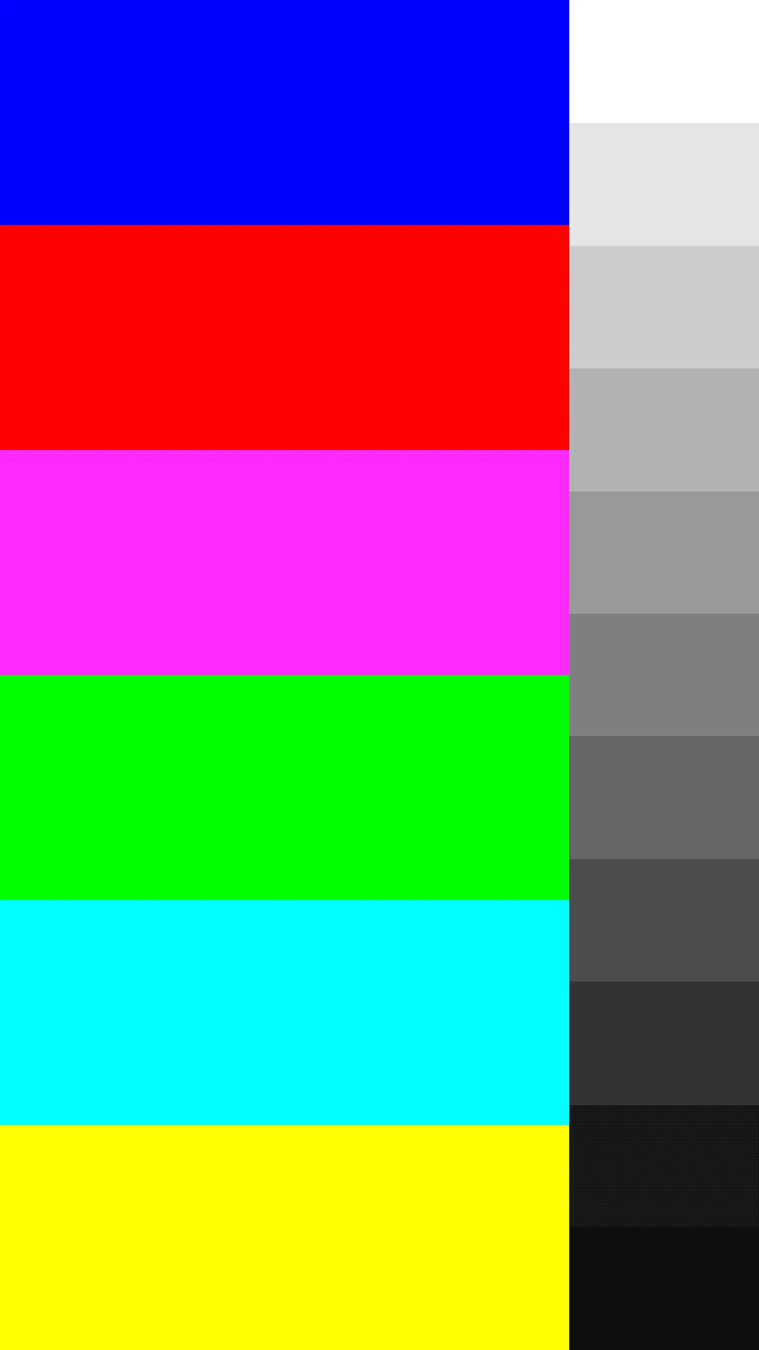Testbild Hochformat